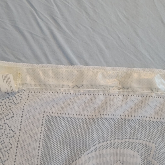 Lace Shower Curtain With Ocean Theme - Picture 7 of 9